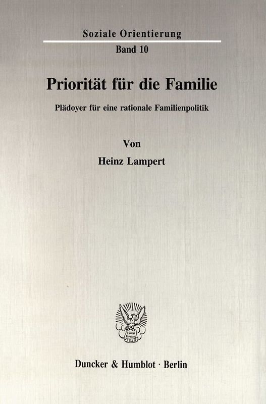 Priorität für die Familie.