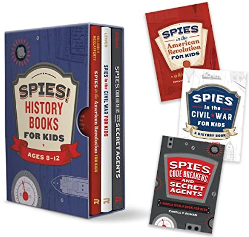 Spies! History Books for Kids 3 Book Box Set: For Kids Ages 8-12 (Spies in History for Kids)