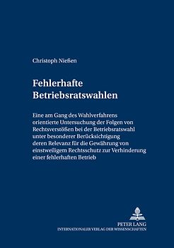 Fehlerhafte Betriebsratswahlen