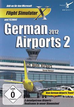 Microsoft Flight Simulator X: German Airports 2 - 2012 [AddOn] PC Spiele