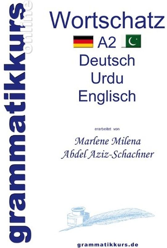 Wörterbuch Deutsch - Urdu- Englisch A2