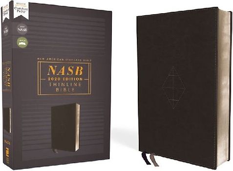 Nasb, Thinline Bible, Leathersoft, Black, Red Letter Edition, 2020 Text, Comfort Print