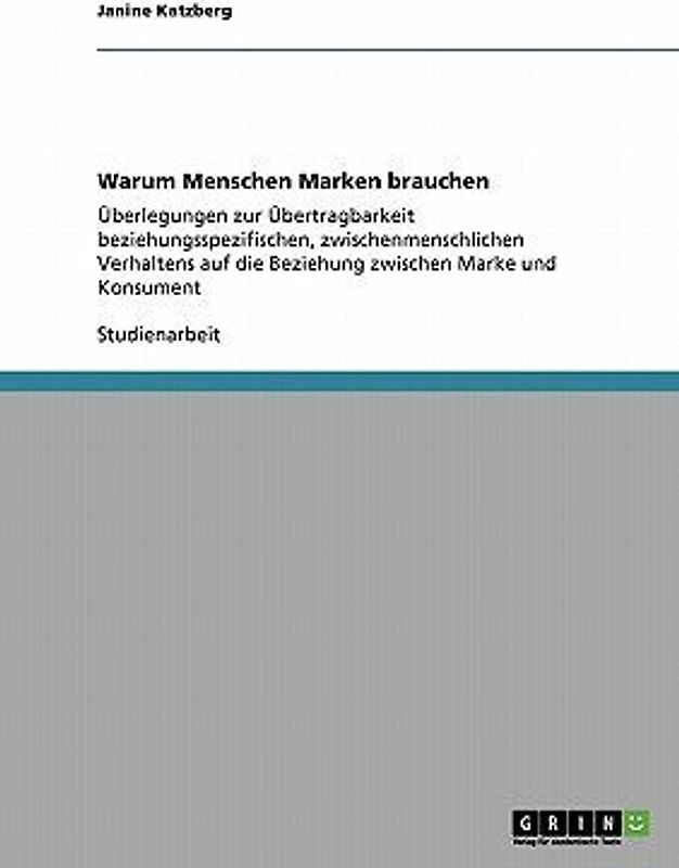 Warum Menschen Marken brauchen