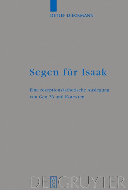 Segen für Isaak