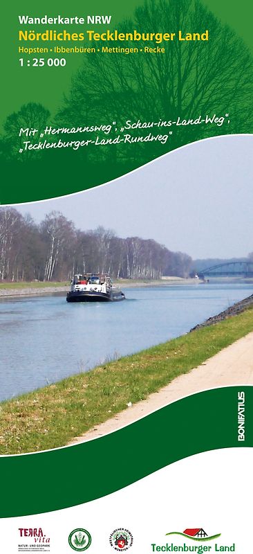 Wanderkarte NRW: Nördliches Tecklenburger Land