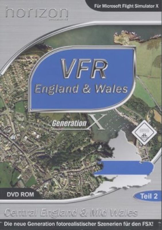 VFR England & Wales Teil 2 (AddOn) Central England & Mid Wales PC Spiele
