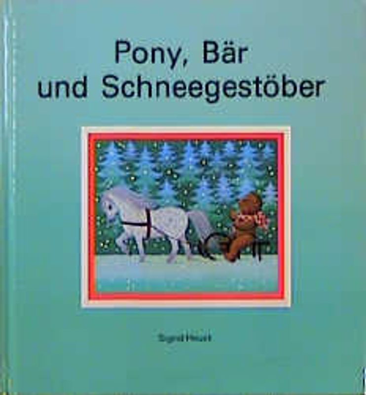 Pony, Bär und Schneegestöber