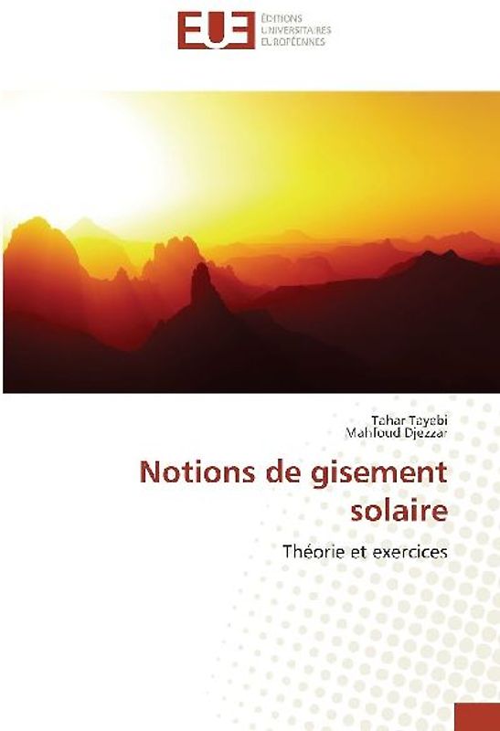 Notions de gisement solaire