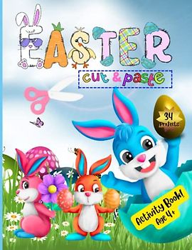 Easter Cut & Paste Activity Book