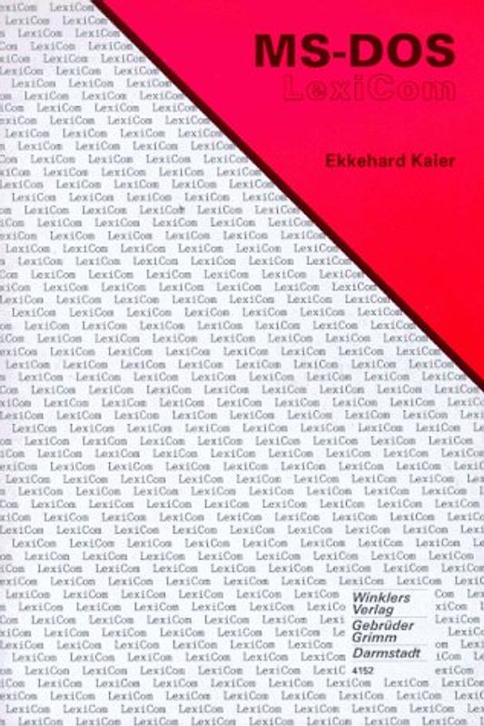 LexiCom / MS-DOS