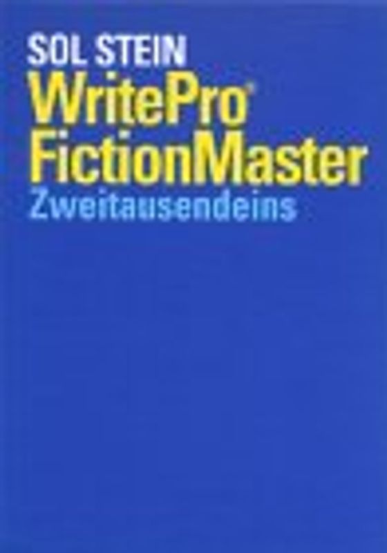 WriteProC Fiction Master. Das Profi-Programm für Autoren von Romane, Kurzgeschichten, Theaterstücken, Filmscript