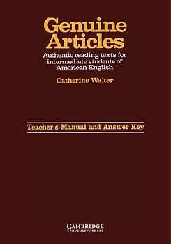 Genuine Articles Teacher's Manual with Key