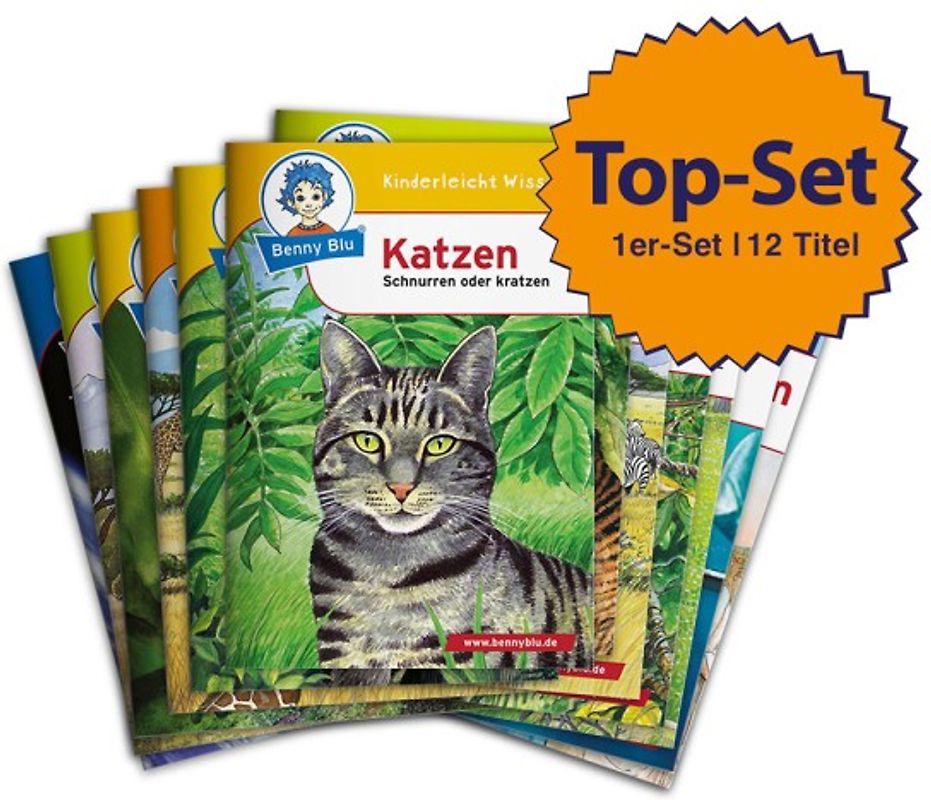 Benny Blu - Top-Seller-Set 1 12 Titel ( 12 Wissensbücher )