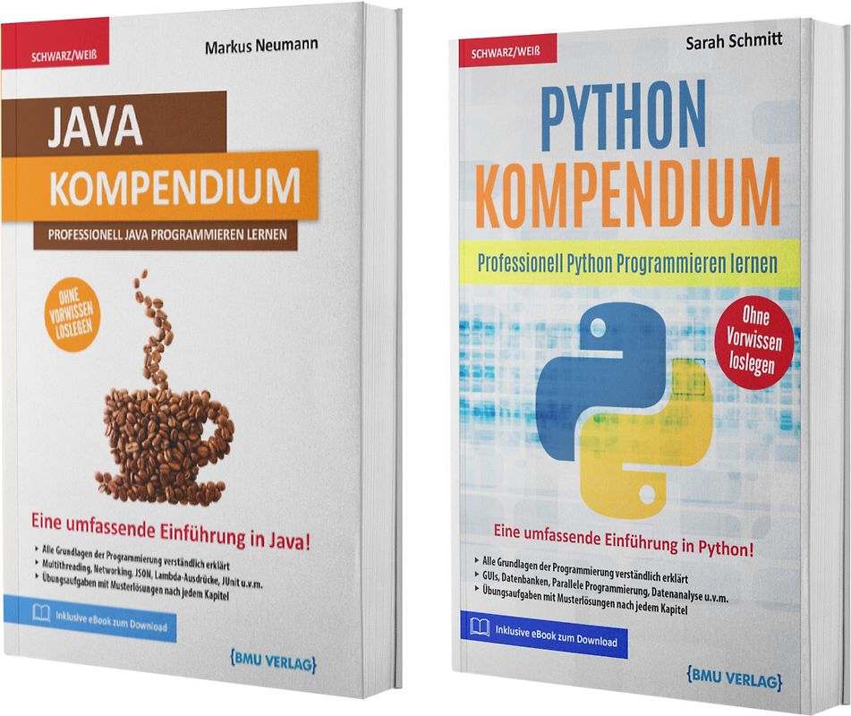 Java Kompendium + Python Kompendium (Taschenbuch)