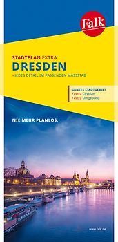 Falk Stadtplan Extra Dresden 1:20.000
