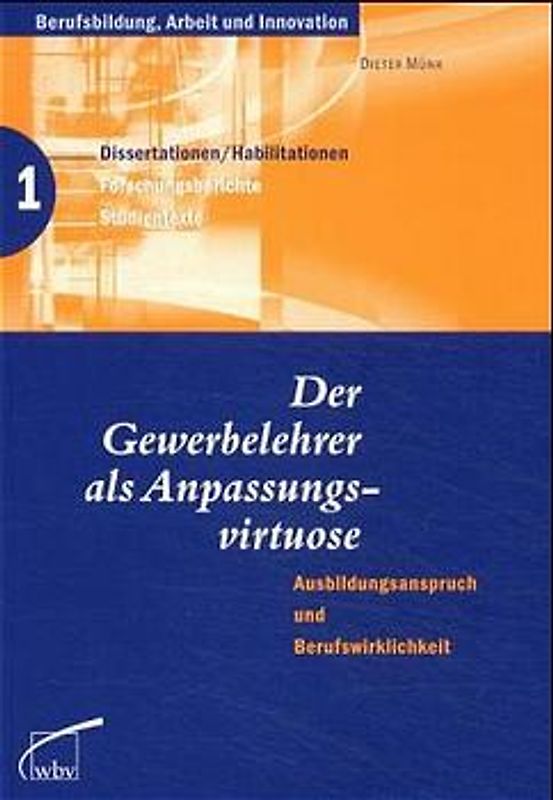 Der Gewerbelehrer als Anpassungsvirtuose
