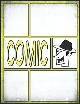 Comic Workshop Block Zum Zeichnen: Ein kreatives Anime-Skizzenbuch zum Zeichnen | 100 Layouts | Weißer Hintergrund