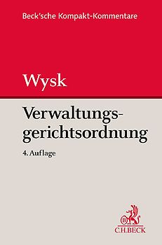 Verwaltungsgerichtsordnung. VwGO