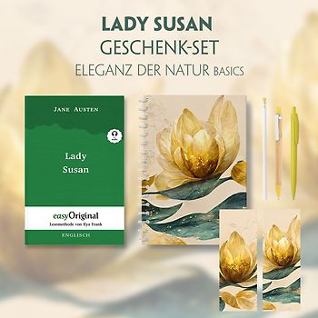Lady Susan Geschenkset (Hardcover + Audio-Online) + Eleganz der Natur Schreibset Basics