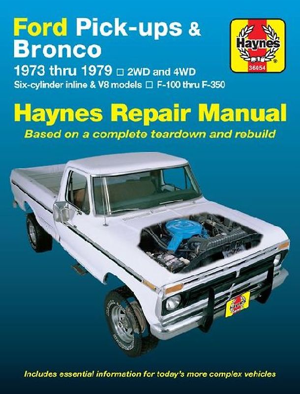 Ford F-100, F-150, F-250, F-350 Full-Size Pick-Ups & Bronco 1973-79