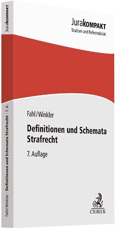 Definitionen und Schemata Strafrecht
