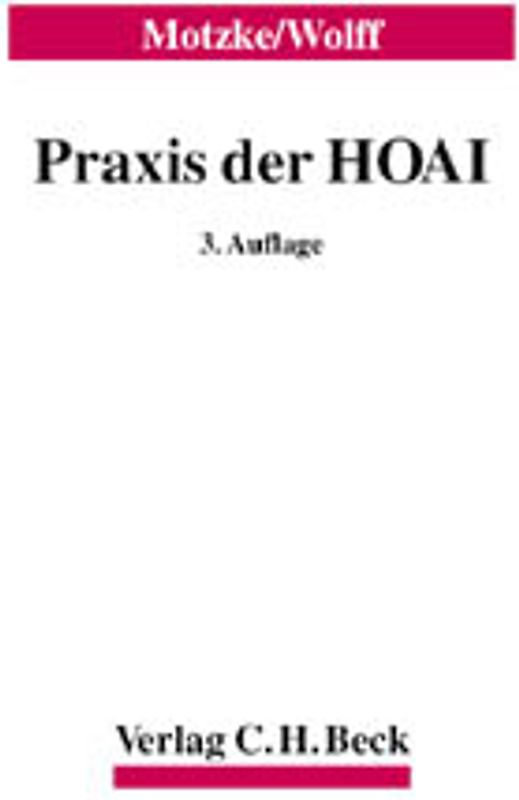 Praxis der HOAI