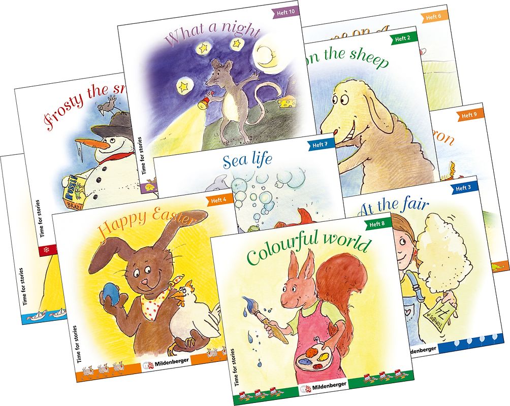 Paket – Time for stories, Heft 1 – 10 (je Heft 1 Exemplar)