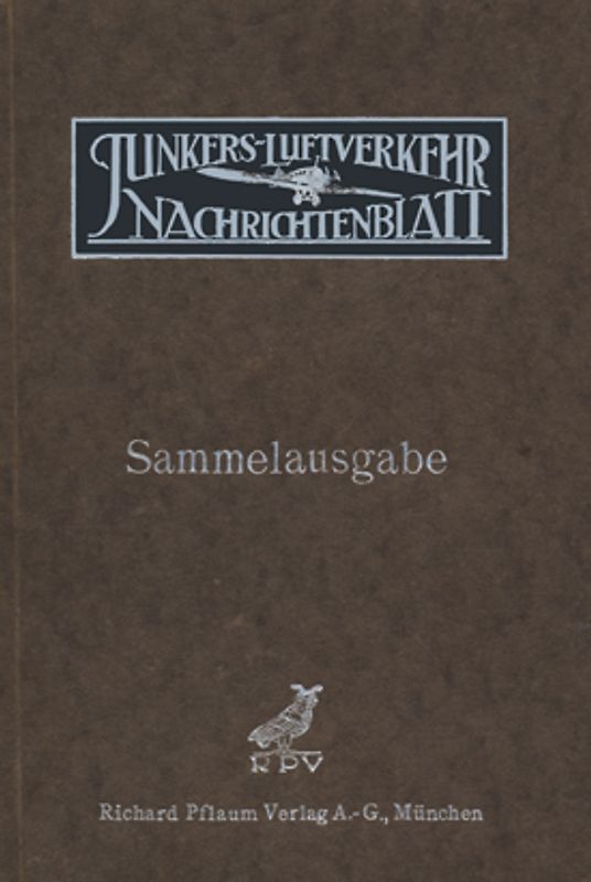 Junkers-Luftverkehr Nachrichtenblatt