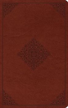 ESV Large Print Value Thinline Bible (Trutone, Tan, Ornament Design)