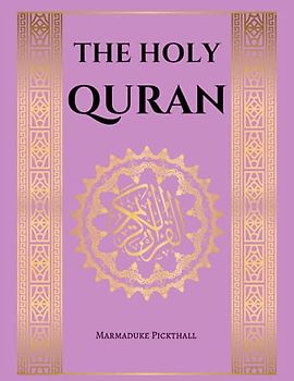 The Holy Quran: Easy and Clear English Translation of The Qur'an | Golden Pink Quran for women | The Meaning of The Glorious Qur'an in English (Annotated)