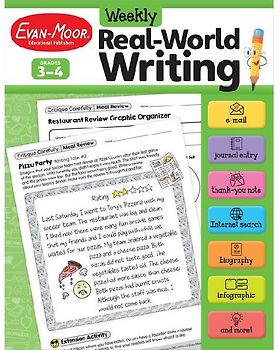 Weekly Real-World Writing, Grades 3-4