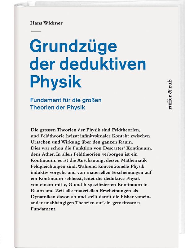 Grundzüge der deduktiven Physik