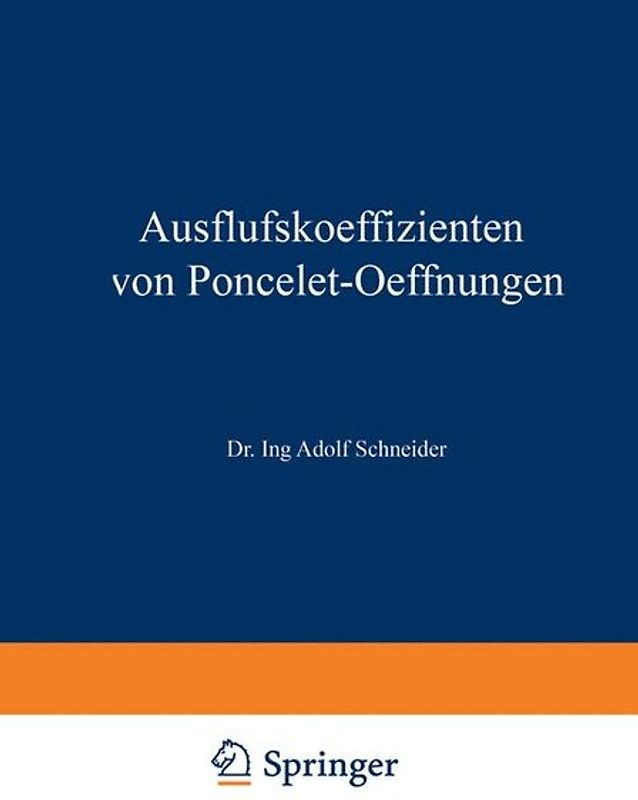 Ausflufskoeffizienten von Poncelet-Oeffnungen