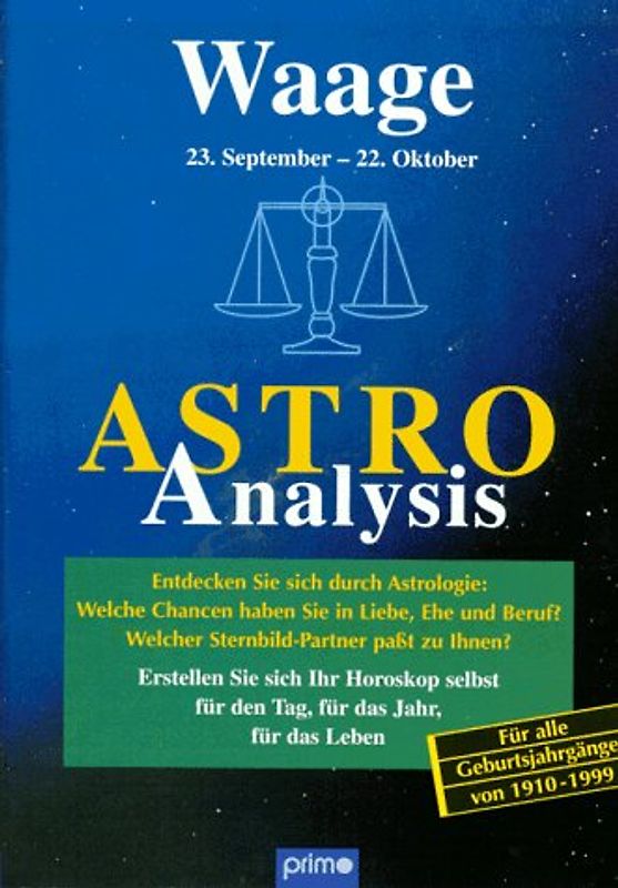 Astro Analysis Waage
