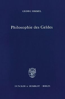 Philosophie des Geldes.