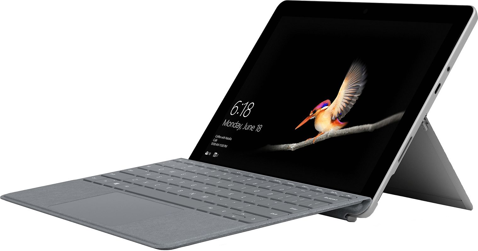 Microsoft Surface Go 10" 128GB SSD [Wi-Fi, inkl. platingrauem Keyboard Dock, Surface Go Type Cover] silber