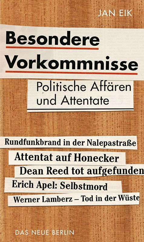 Besondere Vorkommnisse