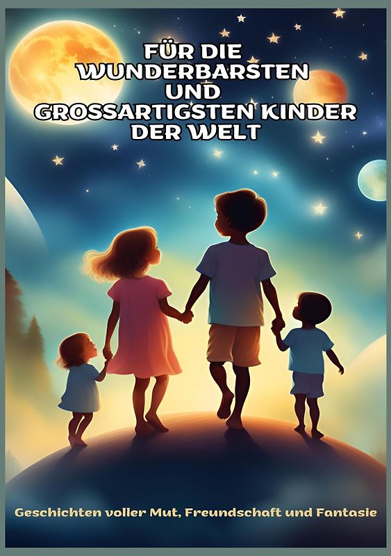 FÜR DIE WUNDERBARSTEN UND GROSSARTIGSTEN KINDER DER WELT (Geschenk für Kinder):Geschichten über Mut, Freundschaft, Kreativität und Zusammenhalt – Ein interaktives Vorlesebuch mit Bastelideen und Spiel