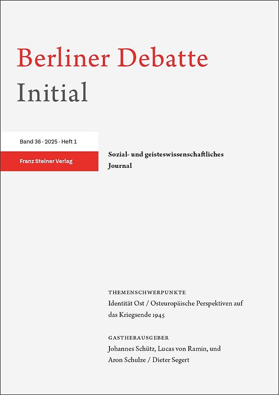 Berliner Debatte Initial 36 (2025) 1