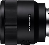 Sony FE 50 mm F2.8 Macro 55 mm Objectif (adapté à Sony E-mount) noir