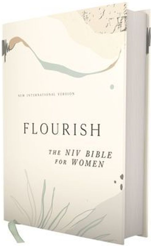 Flourish: The NIV Bible for Women, Hardcover, Multi-Color/Cream, Comfort Print