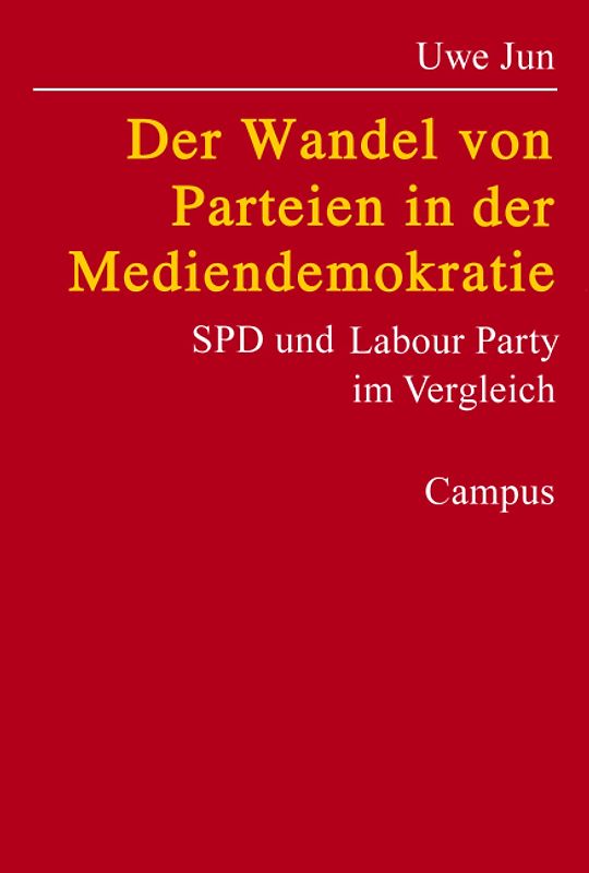Der Wandel von Parteien in der Mediendemokratie