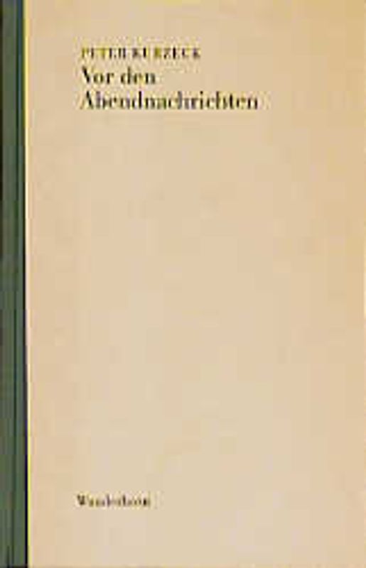 Vor den Abendnachrichten. Erzählungen
