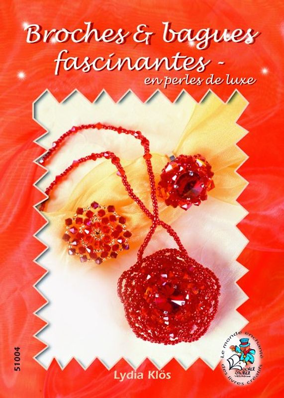 Broches & bagues fascinantes en perles de luxe