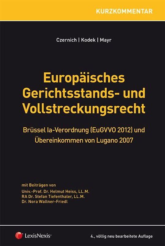 Europäisches Gerichtsstands- und Vollstreckungsrecht