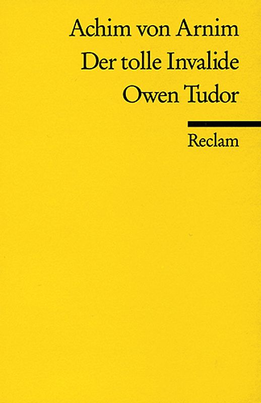 Der tolle Invalide. Owen Tudor