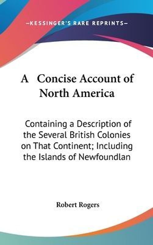 A Concise Account Of North America