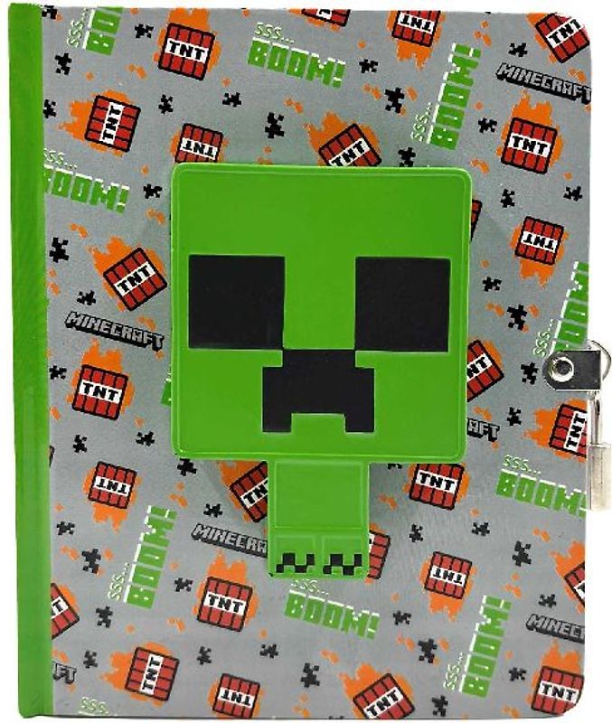 Minecraft: Creeper Squishy Lock & Key Diary