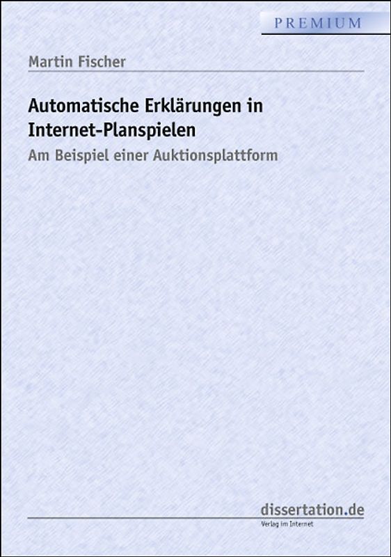 Automatische Erklärungen in Internet-Planspielen