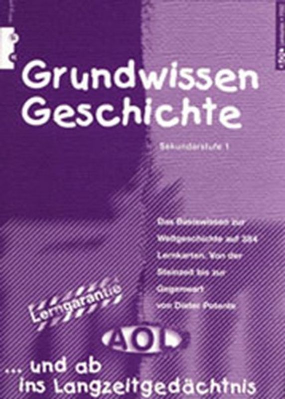 Grundwissen Geschichte. Sekundarstufe I